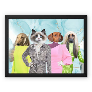 Real Housewives Of Beverley Hills: Custom Pet Canvas - Paw & Glory - Dog Portraits - Pet Portraits