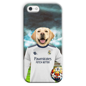 Real Pawdrid Football Club: Custom Pet Snap Phone Case - Paw & Glory - Dog Portraits - Pet Portraits