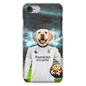 Real Pawdrid Football Club: Custom Pet Snap Phone Case - Paw & Glory - Dog Portraits - Pet Portraits