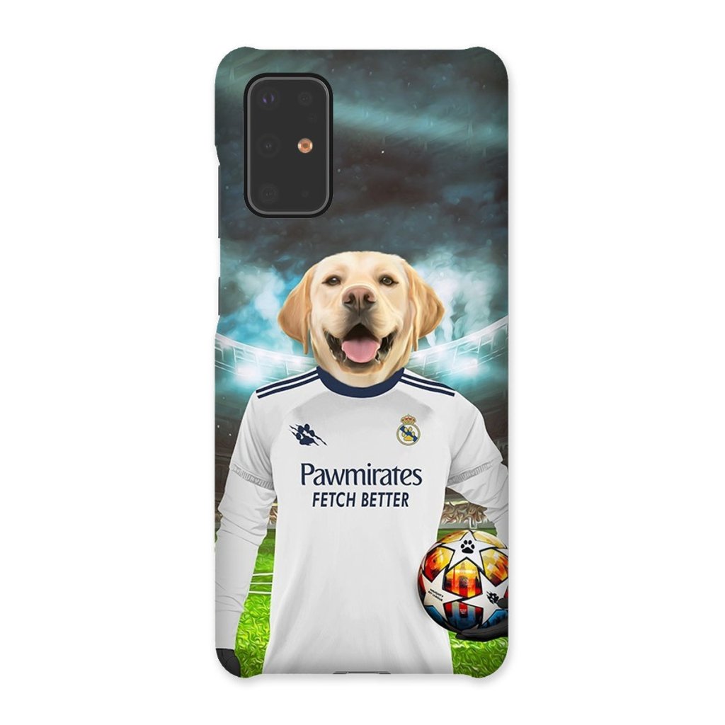 Real Pawdrid Football Club: Custom Pet Snap Phone Case - Paw & Glory - Dog Portraits - Pet Portraits