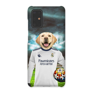 Real Pawdrid Football Club: Custom Pet Snap Phone Case - Paw & Glory - Dog Portraits - Pet Portraits