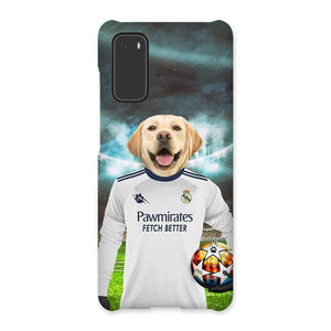 Real Pawdrid Football Club: Custom Pet Snap Phone Case - Paw & Glory - Dog Portraits - Pet Portraits