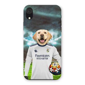 Real Pawdrid Football Club: Custom Pet Snap Phone Case - Paw & Glory - Dog Portraits - Pet Portraits