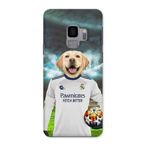 Real Pawdrid Football Club: Custom Pet Snap Phone Case - Paw & Glory - Dog Portraits - Pet Portraits