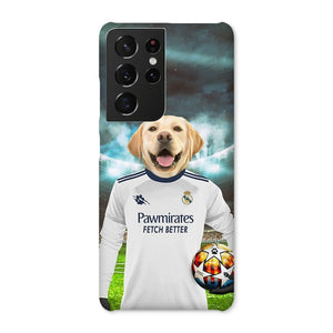Real Pawdrid Football Club: Custom Pet Snap Phone Case - Paw & Glory - Dog Portraits - Pet Portraits