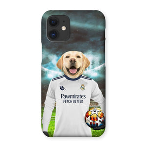 Real Pawdrid Football Club: Custom Pet Snap Phone Case - Paw & Glory - Dog Portraits - Pet Portraits