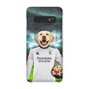Real Pawdrid Football Club: Custom Pet Snap Phone Case - Paw & Glory - Dog Portraits - Pet Portraits