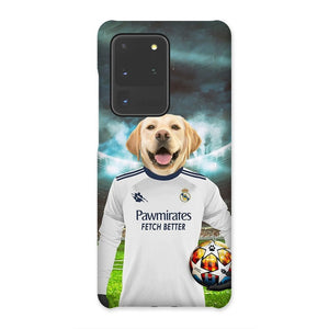 Real Pawdrid Football Club: Custom Pet Snap Phone Case - Paw & Glory - Dog Portraits - Pet Portraits