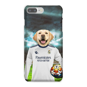 Real Pawdrid Football Club: Custom Pet Snap Phone Case - Paw & Glory - Dog Portraits - Pet Portraits