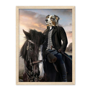 Ross (Poldark Inspired): Custom Pet Portrait - Paw & Glory - Dog Portraits - Pet Portraits