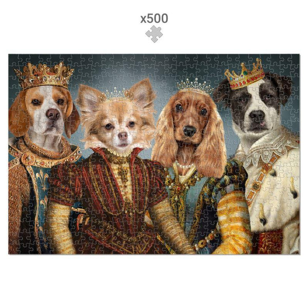 Royal Pops & Princesses: Custom Pet Puzzle | royal pet portrait | Paw & Glory
