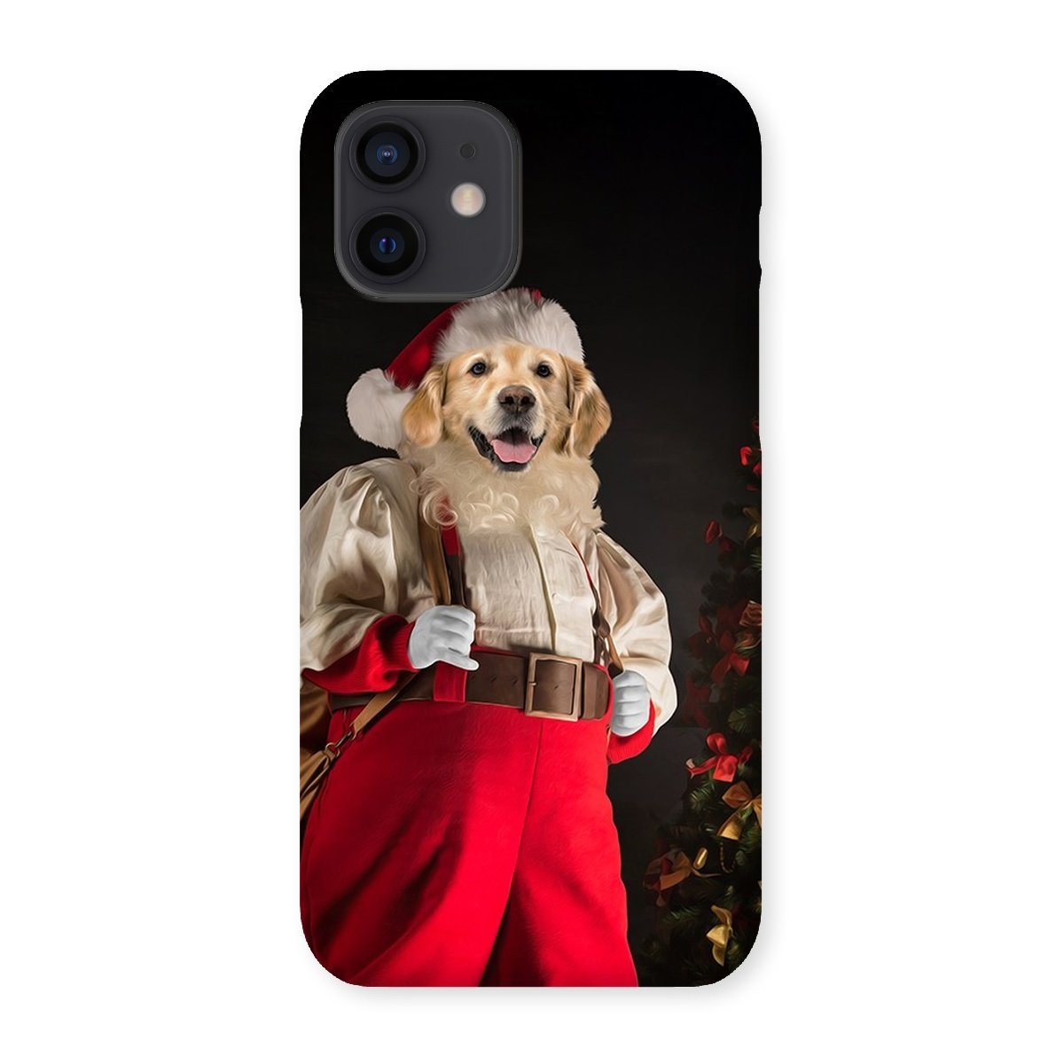 Santa Paws: Custom Pet Phone Case - Paw & Glory - Dog Portraits - Pet Portraits