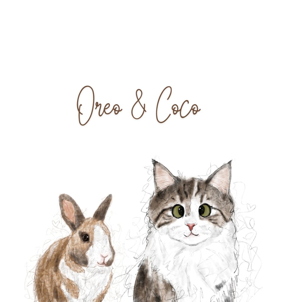 Scribble: Custom Digital Download Pet Portrait - Paw & Glory - Dog Portraits - Pet Portraits