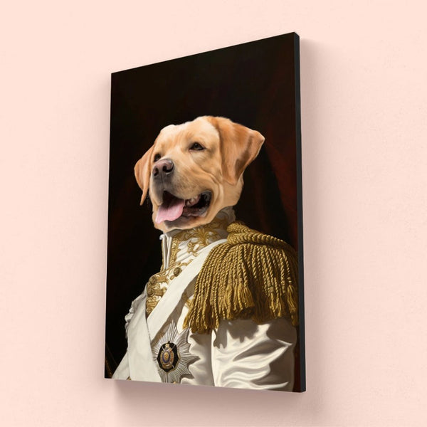 Sergeant Major: Custom Pet Canvas | custom pet canvas | Paw & Glory