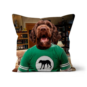 Sheldon Cooper (Big Bang Theory): Custom Pet Pillow - Paw & Glory - Dog Portraits - Pet Portraits