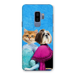 Snow Sisters (Frozen Inspired): Custom Pet Phone Case - Paw & Glory - Dog Portraits - Pet Portraits
