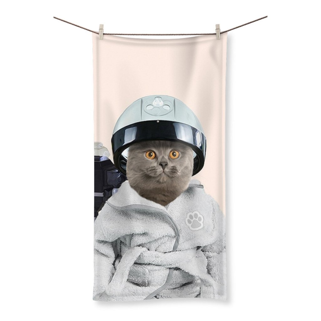 Spa Day: Custom Pet Towel - Paw & Glory - Dog Portraits - Pet Portraits