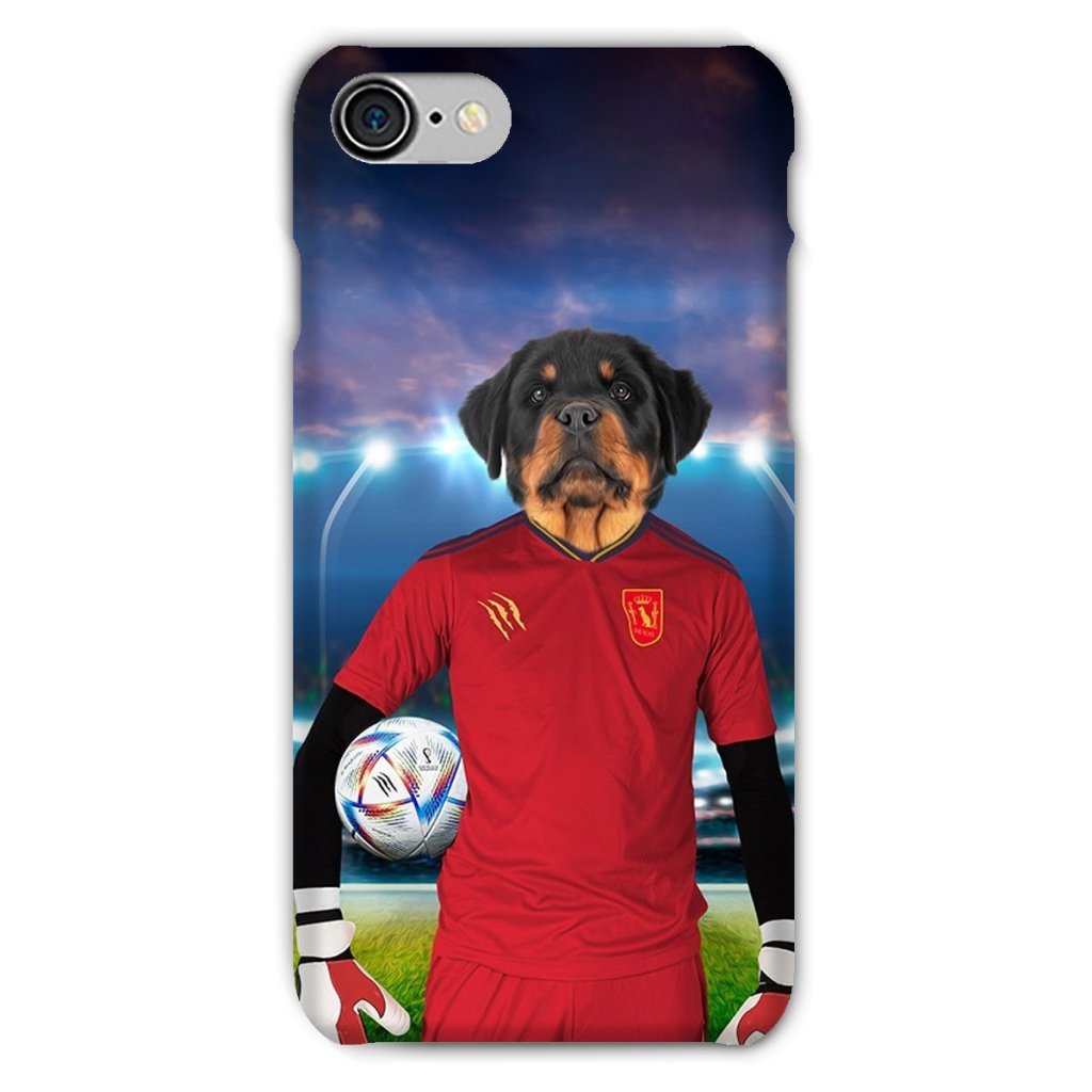 Spain Football Team (FIFA 2022): Custom Pet Phone Case - Paw & Glory - Dog Portraits - Pet Portraits