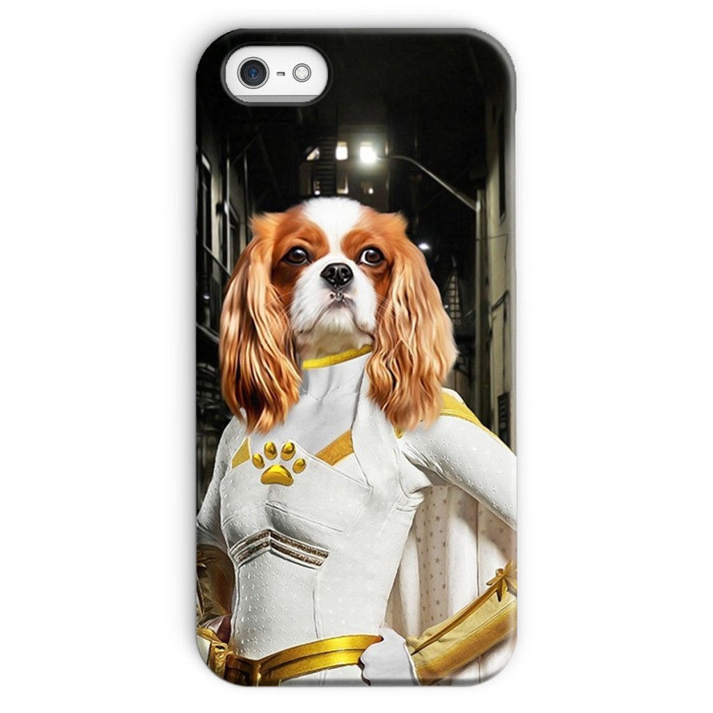 Light Superhero Custom Pet Snap Phone Case | Custom Pet Artwork | Paw & Glory