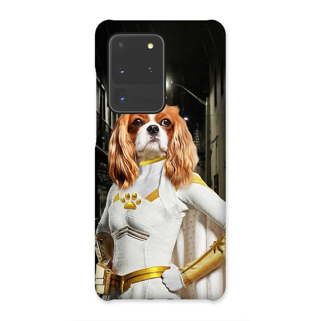 Light Superhero Custom Pet Snap Phone Case | Custom Pet Artwork | Paw & Glory