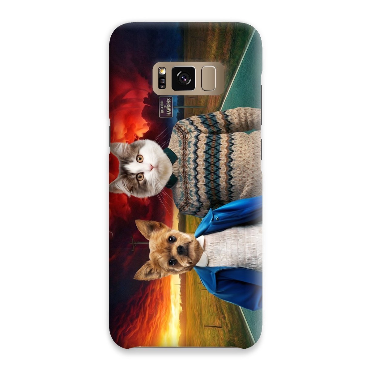 Stranger Things: Custom Pet Phone Case - Paw & Glory - Dog Portraits - Pet Portraits