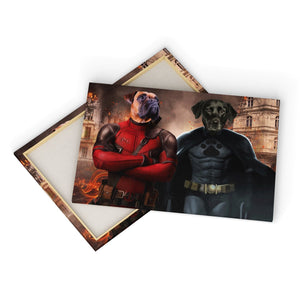 Super Dogs: Custom Pet Canvas - Paw & Glory - Dog Portraits - Pet Portraits