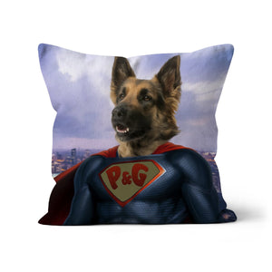 Super Pet: Custom Pet Pillow - Paw & Glory - Dog Portraits - Pet Portraits