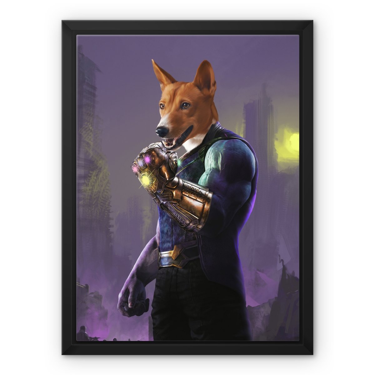 Cosmic Titan Custom Pet Canvas | Custom Pet Portrait Canvas | Paw & Glory