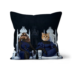 The 2 Housewives Of Atlanta: Custom Pet Pillow - Paw & Glory - Dog Portraits - Pet Portraits