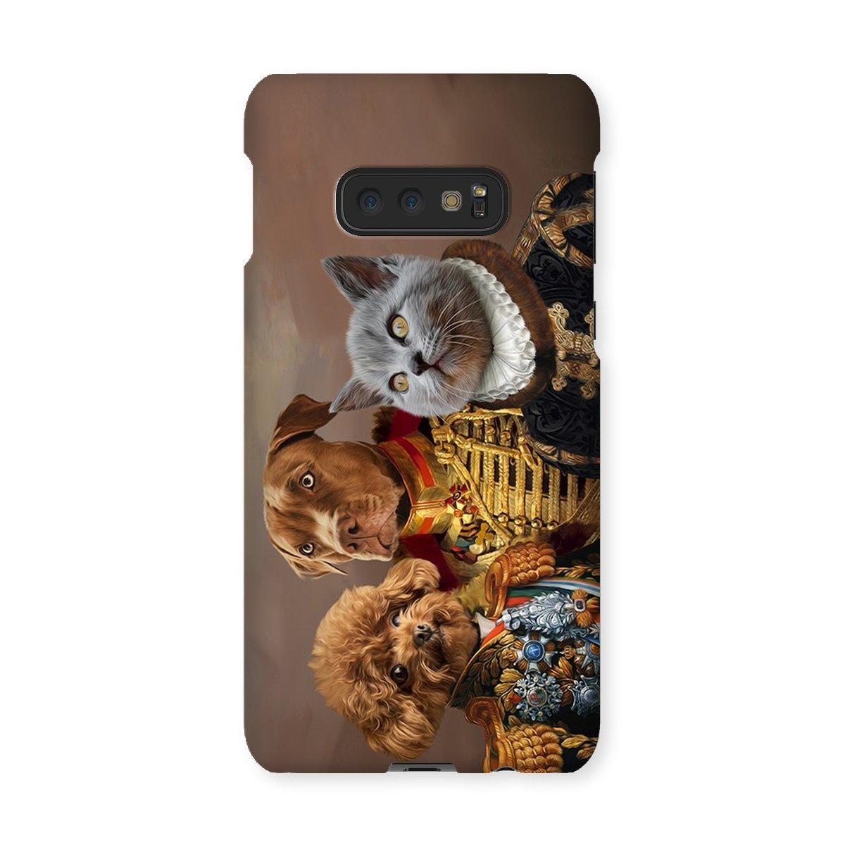 The 3 Brothers In Arms: Custom Pet Phone Case - Paw & Glory - Dog Portraits - Pet Portraits