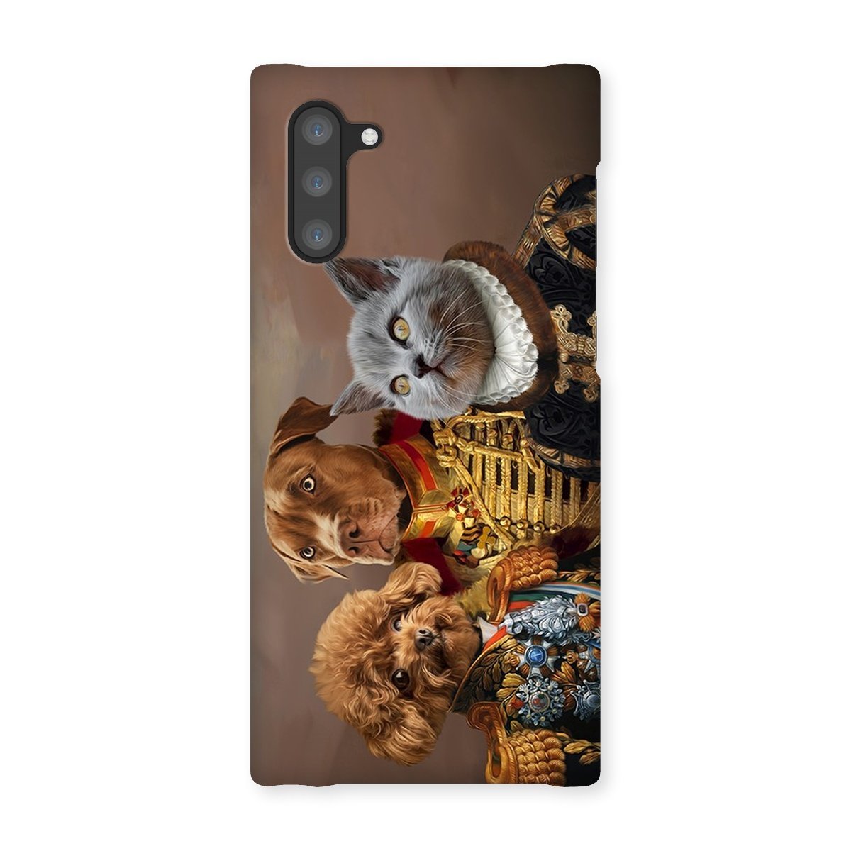 The 3 Brothers In Arms: Custom Pet Phone Case - Paw & Glory - Dog Portraits - Pet Portraits