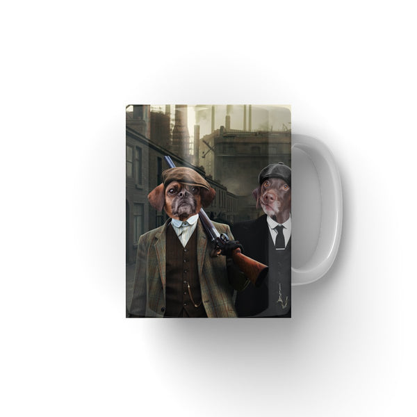 1920s Gangster Trio Custom Pet Coffee Mug | Funny Pet Portrait Gift | Paw & Glory