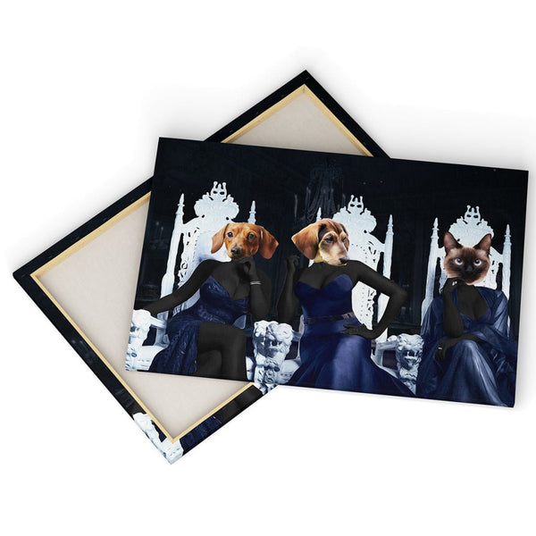 Reality Trio Custom Pet Canvas | Custom Pet Canvas | Paw & Glory