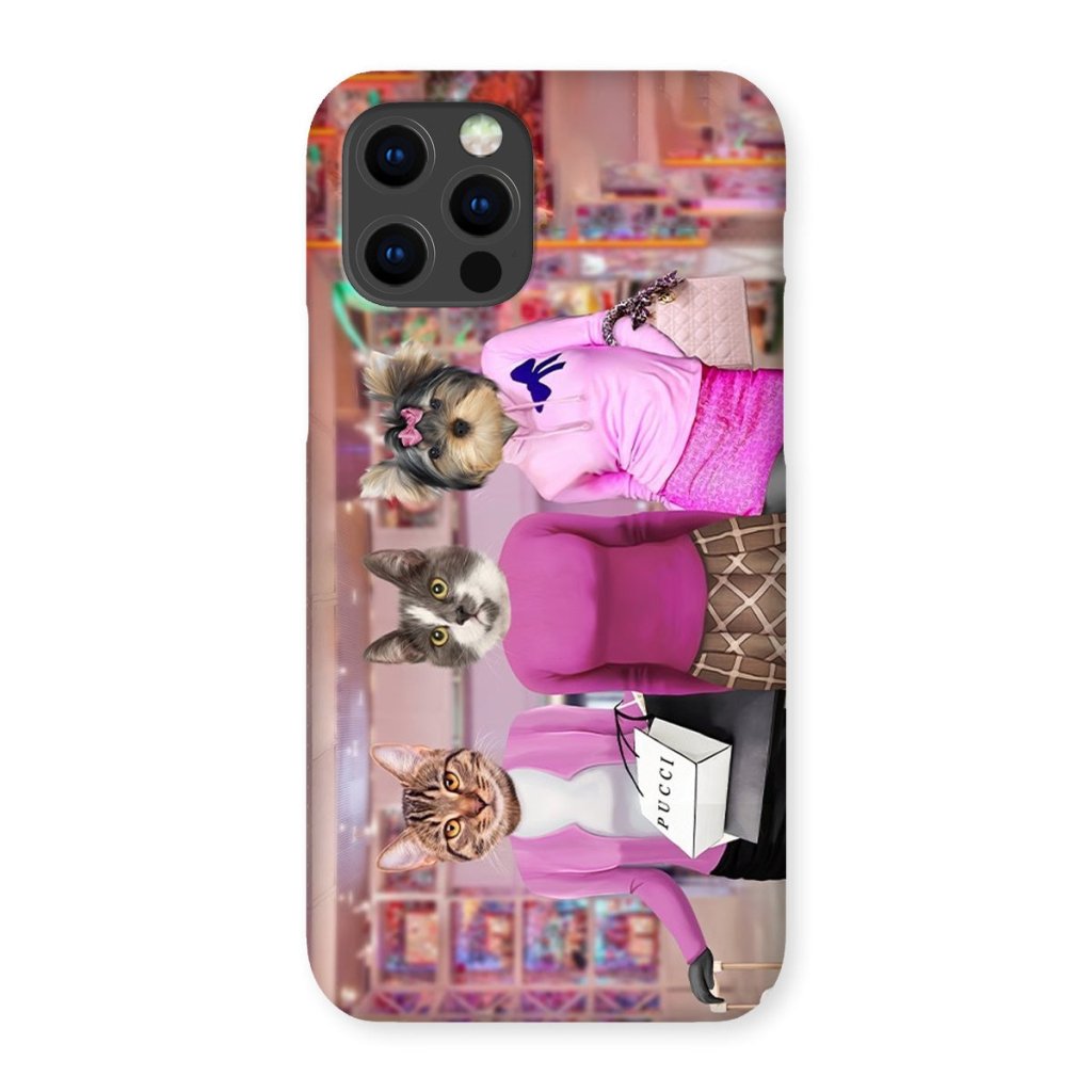 The 3 Mean Girls: Custom Pet Phone Case - Paw & Glory - Dog Portraits - Pet Portraits