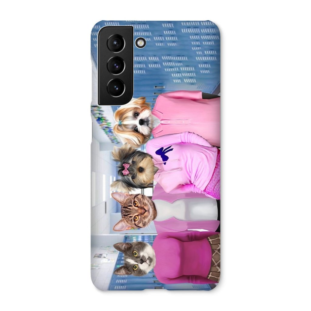 The 4 Mean Girls: Custom Pet Phone Case - Paw & Glory - Dog Portraits - Pet Portraits