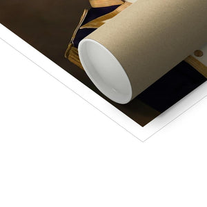 The Admiral & The Sergeant: Custom Pet & Owner Poster - Paw & Glory - Dog Portraits - Pet Portraits