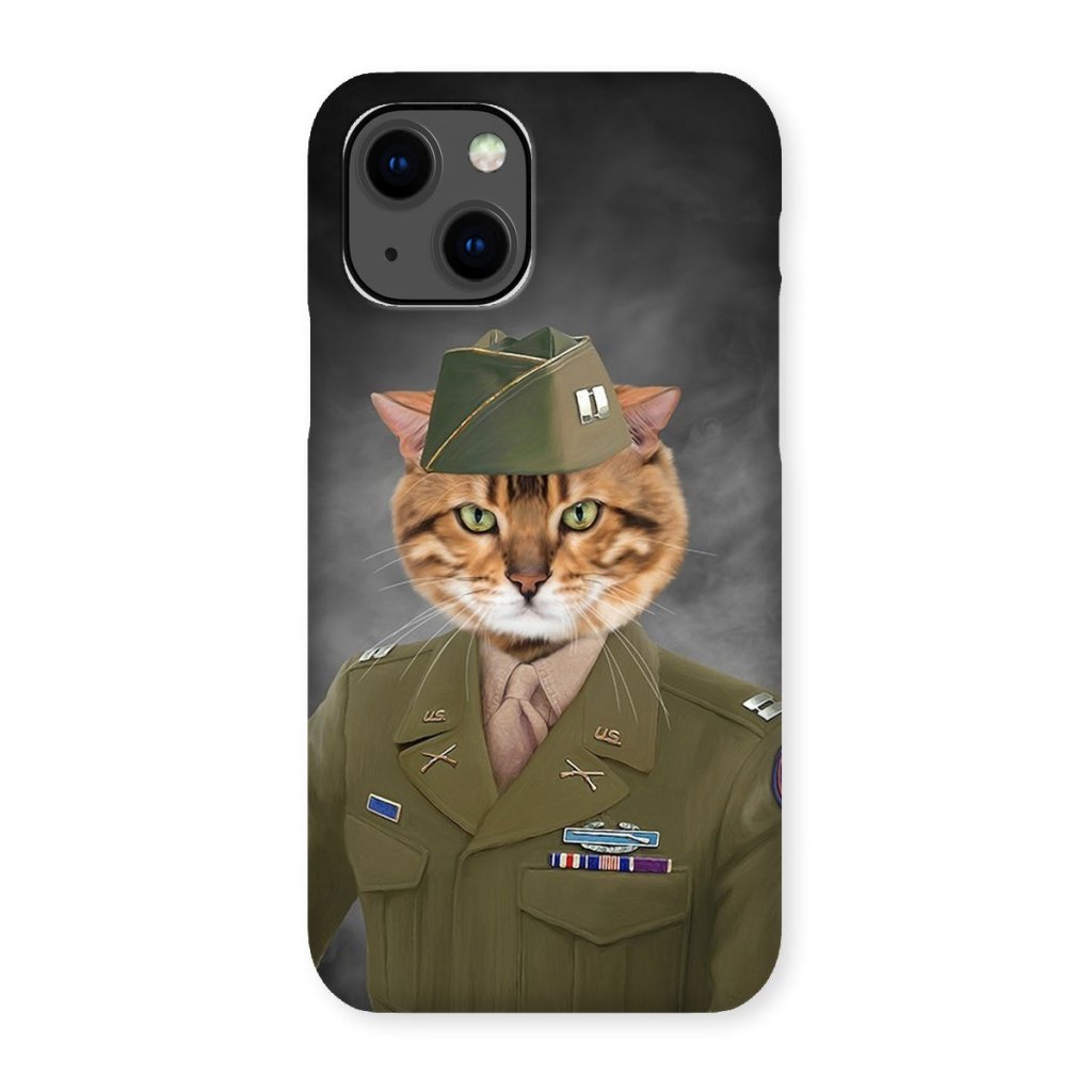 The Alpha Soldier: Custom Pet Phone Case - Paw & Glory - Dog Portraits - Pet Portraits