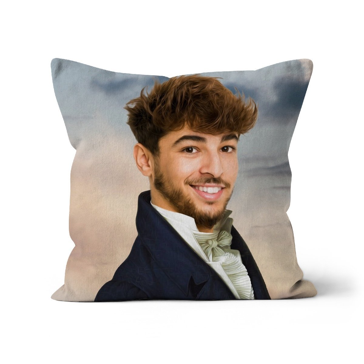 The Ambassador: Custom Hooman Pillow | royal pet portrait | Paw & Glory