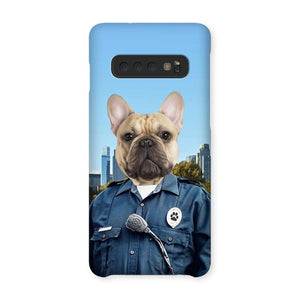 The American Cop: Custom Pet Phone Case - Paw & Glory - Dog Portraits - Pet Portraits