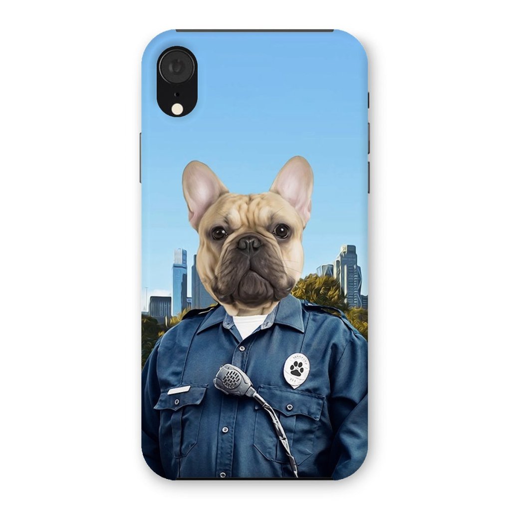 The American Cop: Custom Pet Phone Case - Paw & Glory - Dog Portraits - Pet Portraits