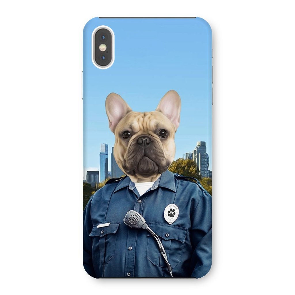 The American Cop: Custom Pet Phone Case - Paw & Glory - Dog Portraits - Pet Portraits