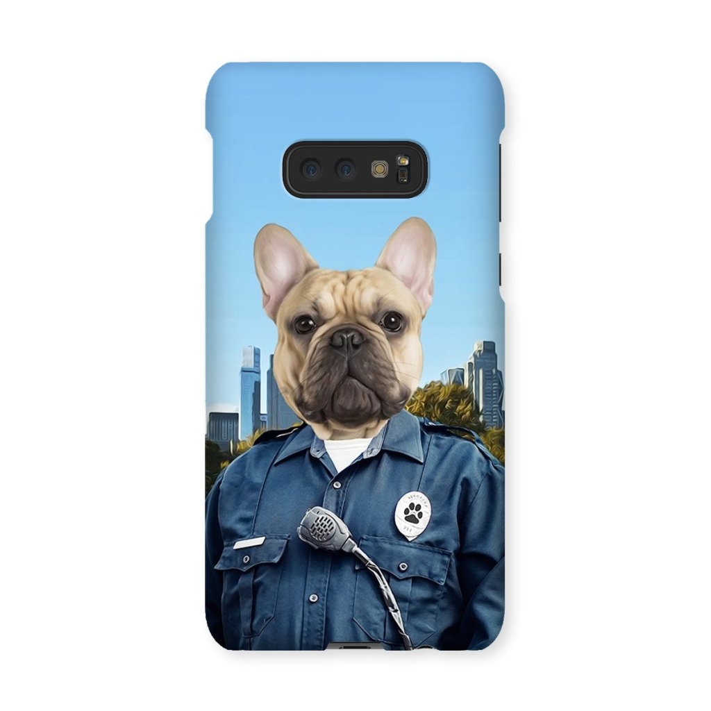 The American Cop: Custom Pet Phone Case - Paw & Glory - Dog Portraits - Pet Portraits
