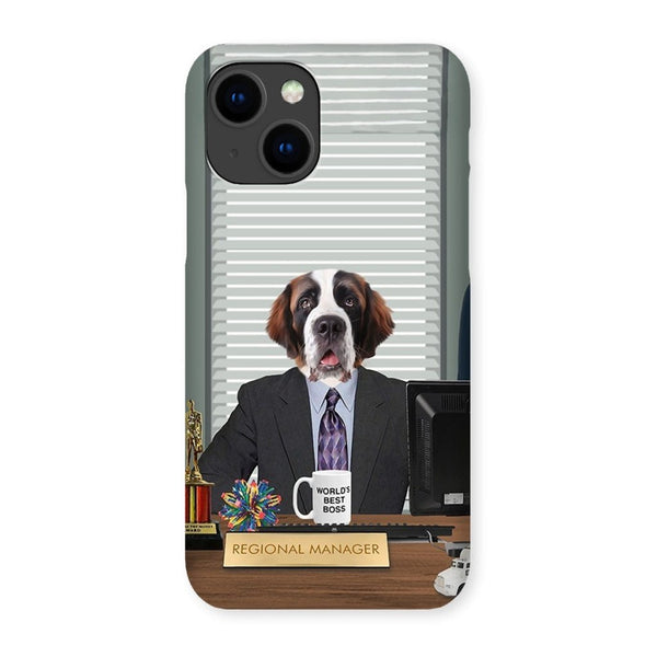 Office Showman Custom Pet Phone Case | Custom Pet Artwork | Paw & Glory
