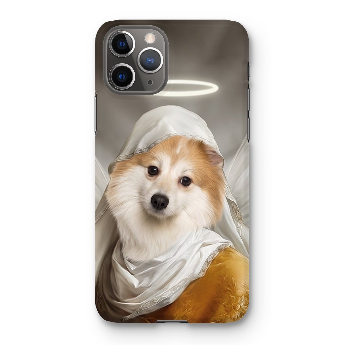 The Angel: Custom Pet Phone Case - Paw & Glory - Dog Portraits - Pet Portraits