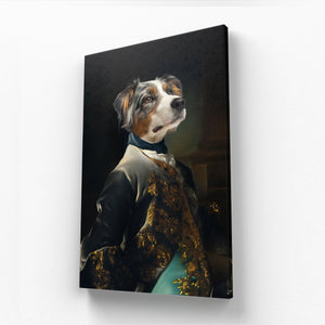 The Aristocrat: Custom Pet Canvas - Paw & Glory - Dog Portraits - Pet Portraits