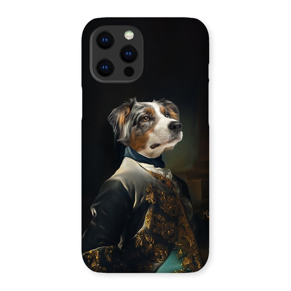 The Aristocrat: Custom Pet Phone Case | royal pet portrait | Paw & Glory