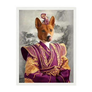 The Asian Emperor: Custom Pet Portrait - Paw & Glory - Dog Portraits - Pet Portraits