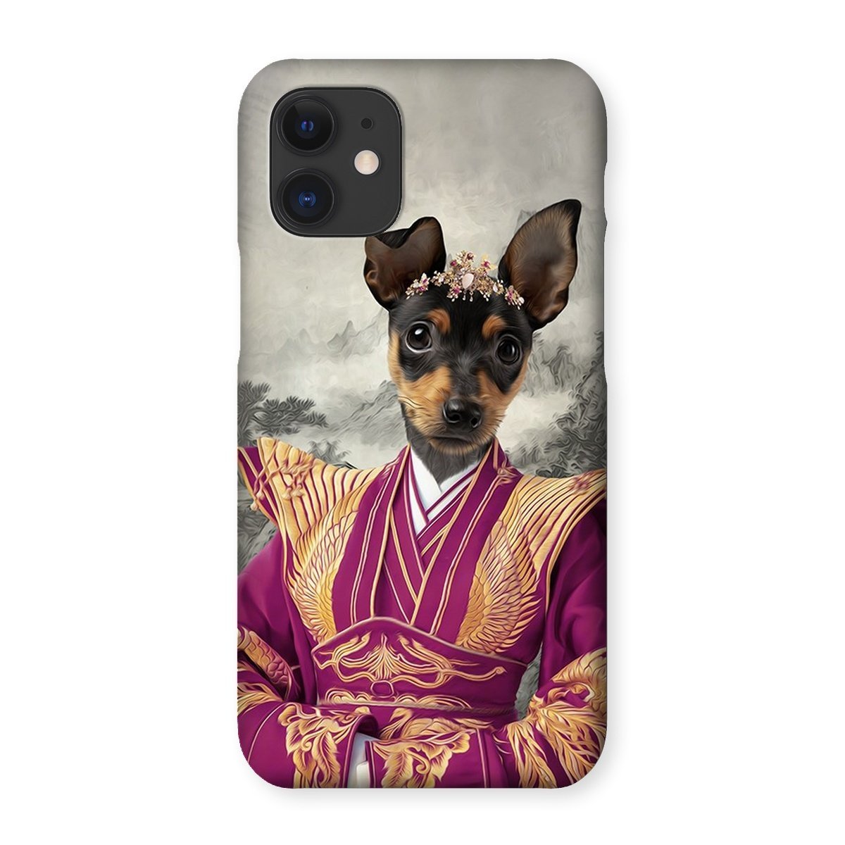 The Asian Empress: Custom Pet Phone Case - Paw & Glory - Dog Portraits - Pet Portraits
