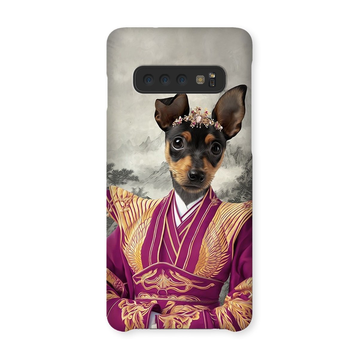 The Asian Empress: Custom Pet Phone Case - Paw & Glory - Dog Portraits - Pet Portraits
