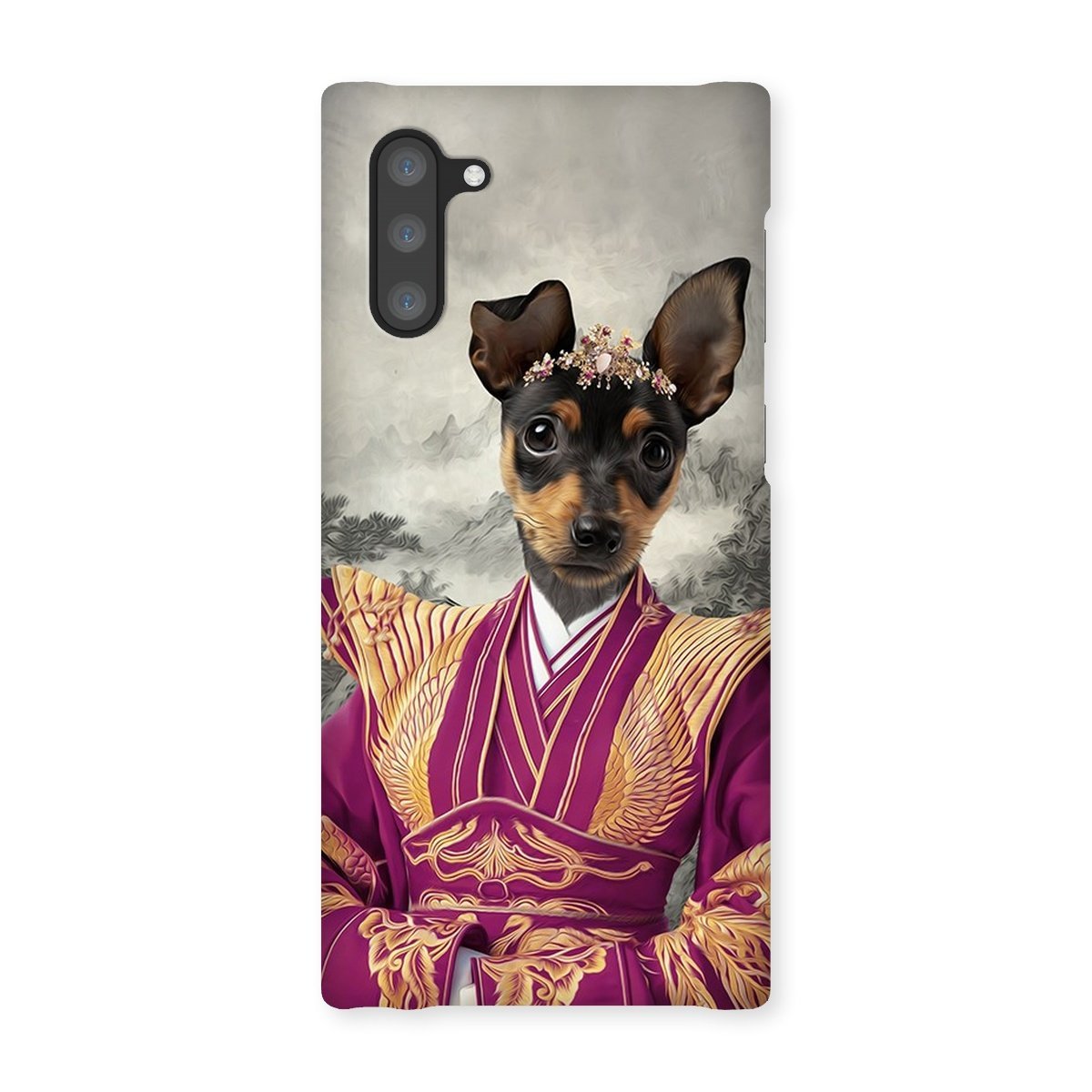 The Asian Empress: Custom Pet Phone Case - Paw & Glory - Dog Portraits - Pet Portraits